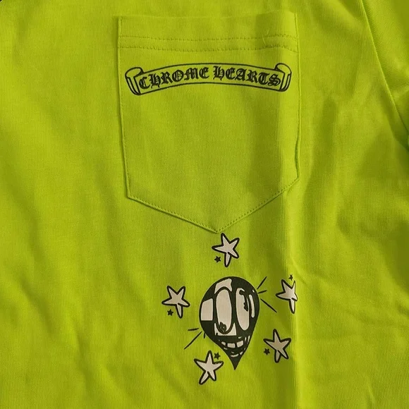 Chrome Hearts Matty Boy Link T-shirt Lime Green